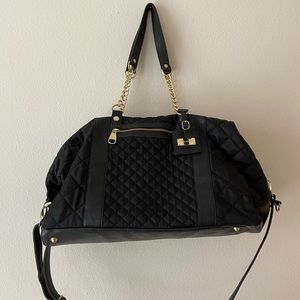 Steve Madden quilted duffel